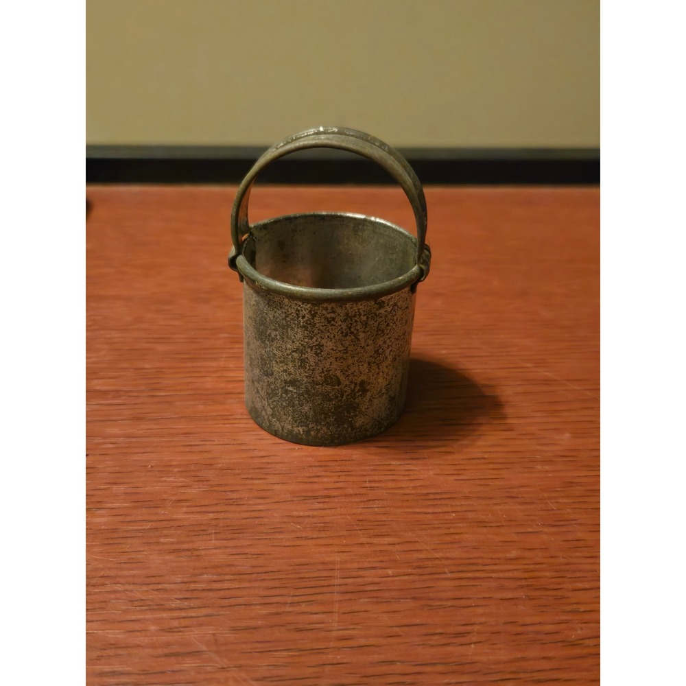 Vintage Primitive Tin Biscuit Cutter Rustic Farmhouse Kitchen Tool with Handle